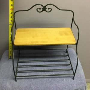 Longaberger wrought iron shelf